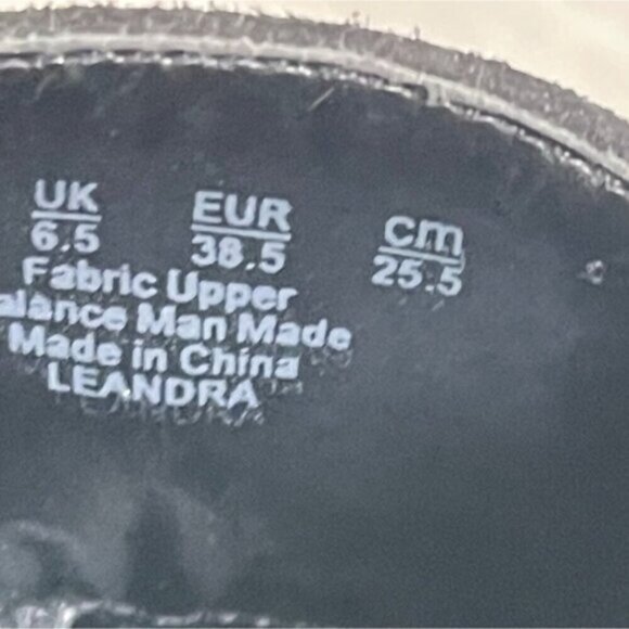 Franco Sarto Leandra Women’s Ankle Boot  Black Suede Lace-Up Block Heel Size 8.5 - Picture 8 of 8